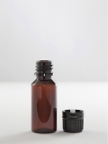 20ml PET-Flasche braun m. Tropferverschluss Typ:A