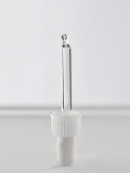 Pipettenverschluss DIN18, TE, wei� / 0,6 ml / 7,25 x 102 mm
