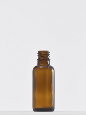 Glas-Tropferflasche 30 ml braun / Braunglasflasche / Tropfflasche / Apothekerflschchen
