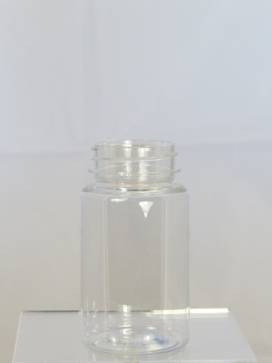Transparente 100 ML PET-Weithalsdose mit Verschluss