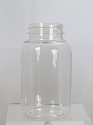 Transparente 250 ML PET-Weithalsdose mit Verschluss