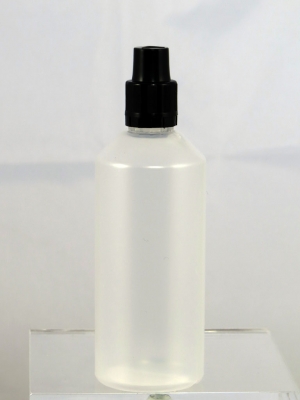 Liquidflasche PP natur 100ml m. Dosierer und KISI-Verschlu