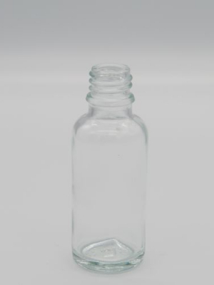 Glas-Tropferflasche 30 ml klar/ Weissglasflasche / Tropfflasche / Apothekerflschchen