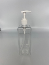 PET-Viereckflasche 500 ml, PP28, klar