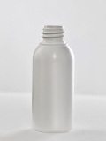 Rundflasche aus HDPE, 50 ml, weiß