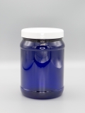 Kunststoff-Dose aus PET 1500 ml m. Verschluss