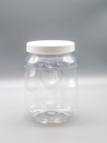 Kunststoff-Dose aus PET 1500 ml m. Verschluss