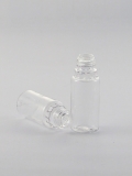 Liquidflasche PET klar 10 ml m. Dosierer und KISI-Verschlu