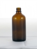 Glas-Tropferflasche 100 ml braun / Braunglasflasche / Tropfflasche / Apothekerfläschchen