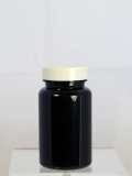 Schwarze 100 ML PET-Weithalsdose mit Verschluss