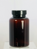 Braun-transparente 250 ML PET-Weithalsdose mit Verschluss