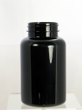 Schwarze 250 ML PET-Weithalsdose mit Verschluss