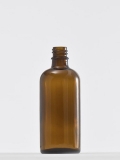 Glas-Tropferflasche 100 ml braun / Braunglasflasche / Tropfflasche / Apothekerfläschchen