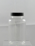 Transparente 250 ML PET-Weithalsdose mit Verschluss