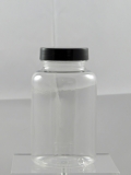 Transparente 250 ML PET-Weithalsdose mit Verschlu