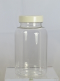 Transparente 250 ML PET-Weithalsdose mit Verschluss