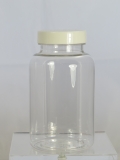 Transparente 250 ML PET-Weithalsdose mit Verschlu