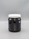 Kunststoff-Dose aus PET 1000 ml m. Verschluss