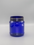 Kunststoff-Dose aus PET 1000 ml m. Verschluss