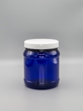 Kunststoff-Dose aus PET 1000 ml m. Verschluss