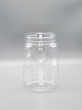 Kunststoff-Dose aus PET 1000 ml m. Verschluss