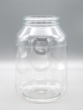 Kunststoff-Dose aus PET 3000 ml m. Verschluss