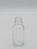 Glas-Tropferflasche 20 ml klar/ Weissglasflasche / Tropfflasche / Apothekerfläschchen