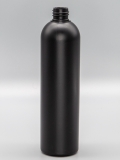 Rundflasche aus HDPE, 200 ml, schwarz