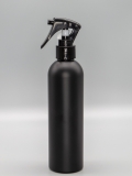 Rundflasche aus HDPE, 250 ml, schwarz