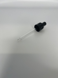 Pipettenverschluss TE DIN18, schwarz/ 0,8 ml / 7,25 x 90 mm