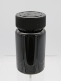 Schwarze 100 ML PET-Weithalsdose mit KiSi-Verschluss